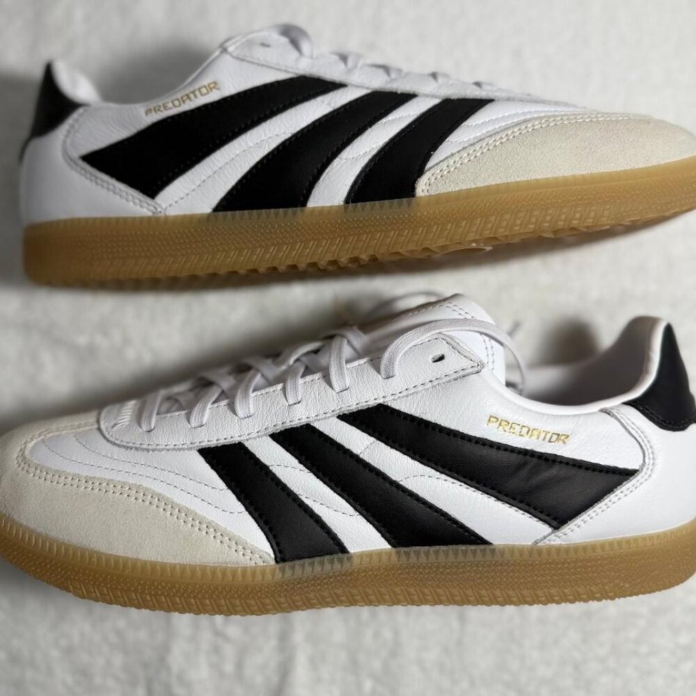 adidas Predator 24 League Freestyle Low White Black Gum Size 10 - | NWOB - Picture 6 of 10